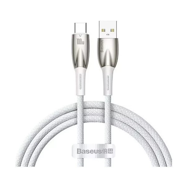 Кабель USB2.0 (M) - USB2.0 Type-C (M), 1м, Baseus CADH000402, белый