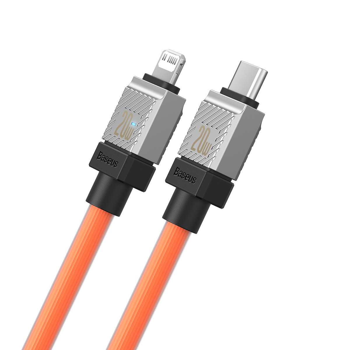 Кабель Lightning (M) - USB2.0 Type-C (M), 1м, Baseus CAKW000007, оранжевый