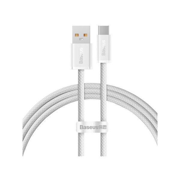Кабель USB2.0 (M) - USB2.0 Type-C (M), 2м, Baseus CALD000702, белый