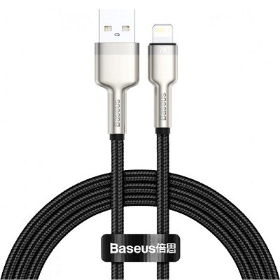Кабель Lightning (M) - USB2.0 (M), 1м, Baseus CALJK-A01, черный