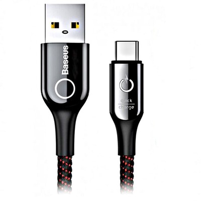 Кабель USB2.0 (M) - USB2.0 Type-C (M), 1м, Baseus CATCD-01, черный