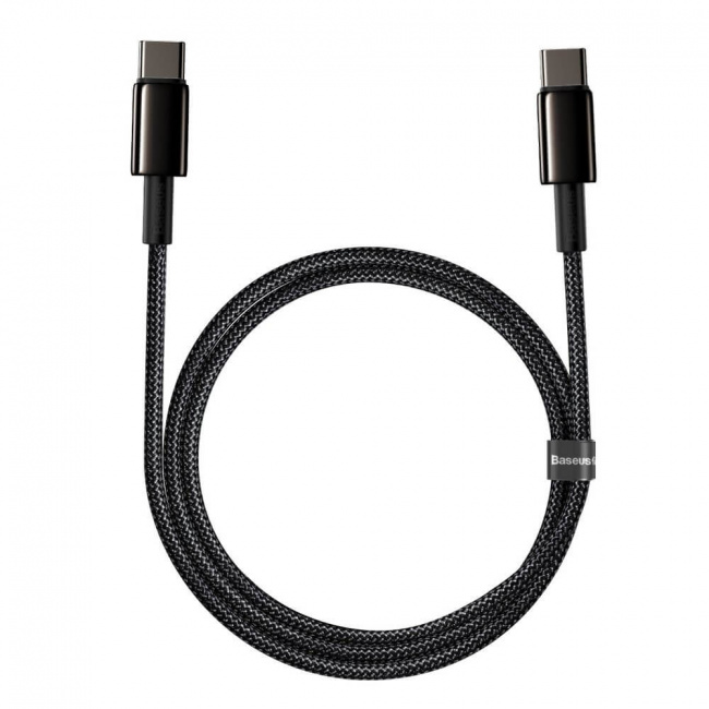 Кабель USB Type-C (M) - USB Type-C (M), 1м, Baseus CATWJ-01, черный