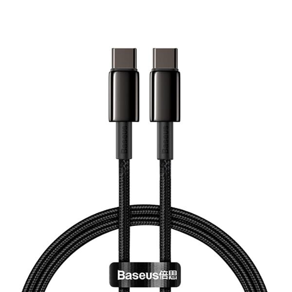 Кабель USB2.0 Type-C (M) - USB2.0 Type-C (M), 2м, Baseus CATWJ-A01, черный