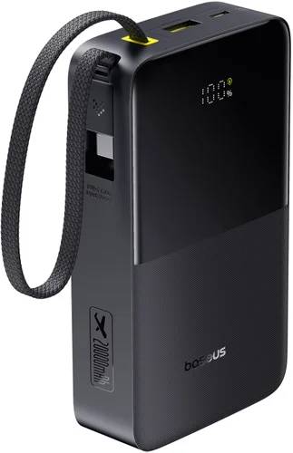 Внешний аккумулятор 20000мАч Baseus PPBD2-1W20 E0027701, черный