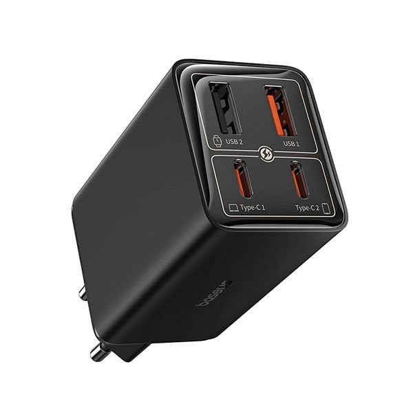 СЗУ Baseus GaN6 Pro P10162701113-00, черный, 2xUSB Type-A, 2xUSB Type-C