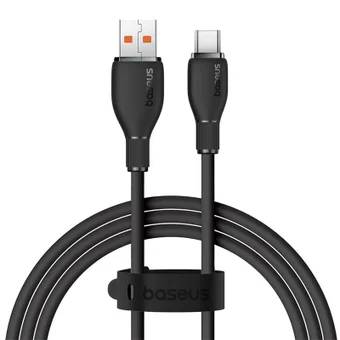 Кабель USB2.0 - USB Type-C, 1.2м, Baseus P10355703111-00, 100W, Black, OEM