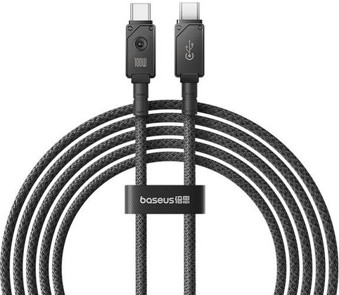 Кабель USB Type-C (M) - USB Type-C (M), 1м, Baseus P10355800111-00, черный