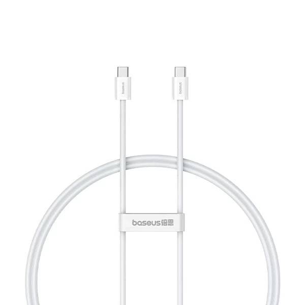 Кабель USB Type-C (M) - USB Type-C (M), 1м, Baseus P10365200211-03, белый