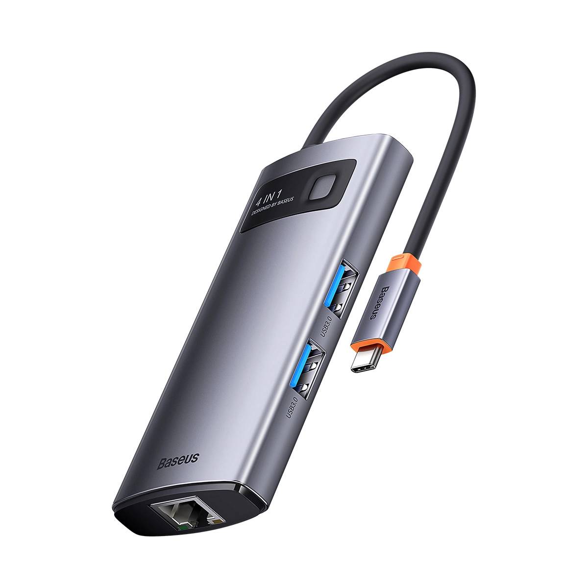 Док-станция Baseus Metal Gleam Series 4-in-1 (WKWG070113)