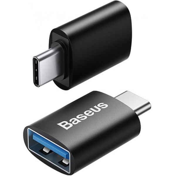 Переходник USB3.2 Type-C (M) - USB3.2 (F) Baseus ZJJQ000001, черный