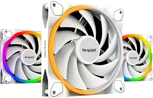 Вентилятор 12x12см be quiet! BL100 Light Wings White 120mm PWM Triple Pack, 3шт
