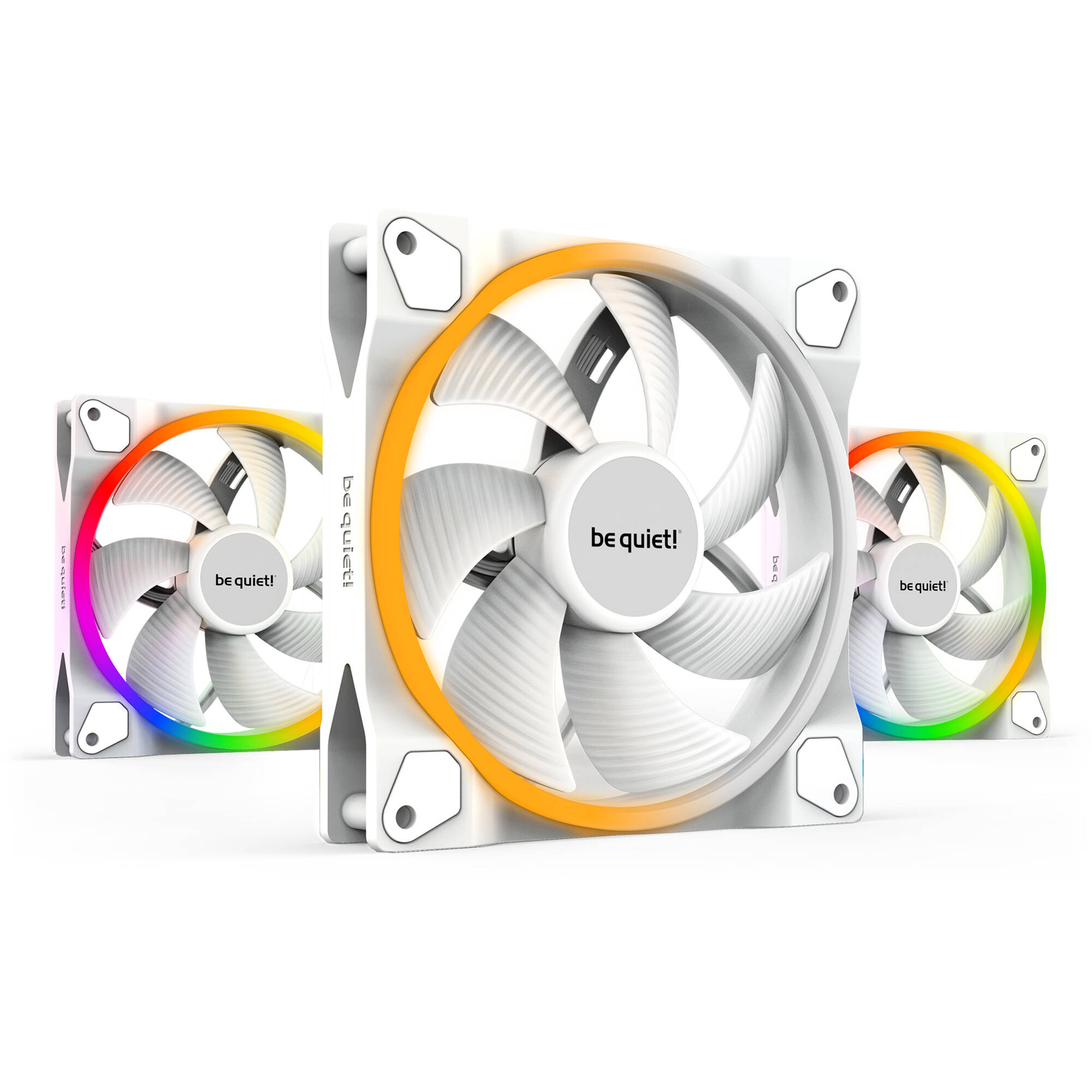 Вентилятор 14x14см be quiet! BL102 Light Wings White 140mm PWM Triple Pack, 3шт