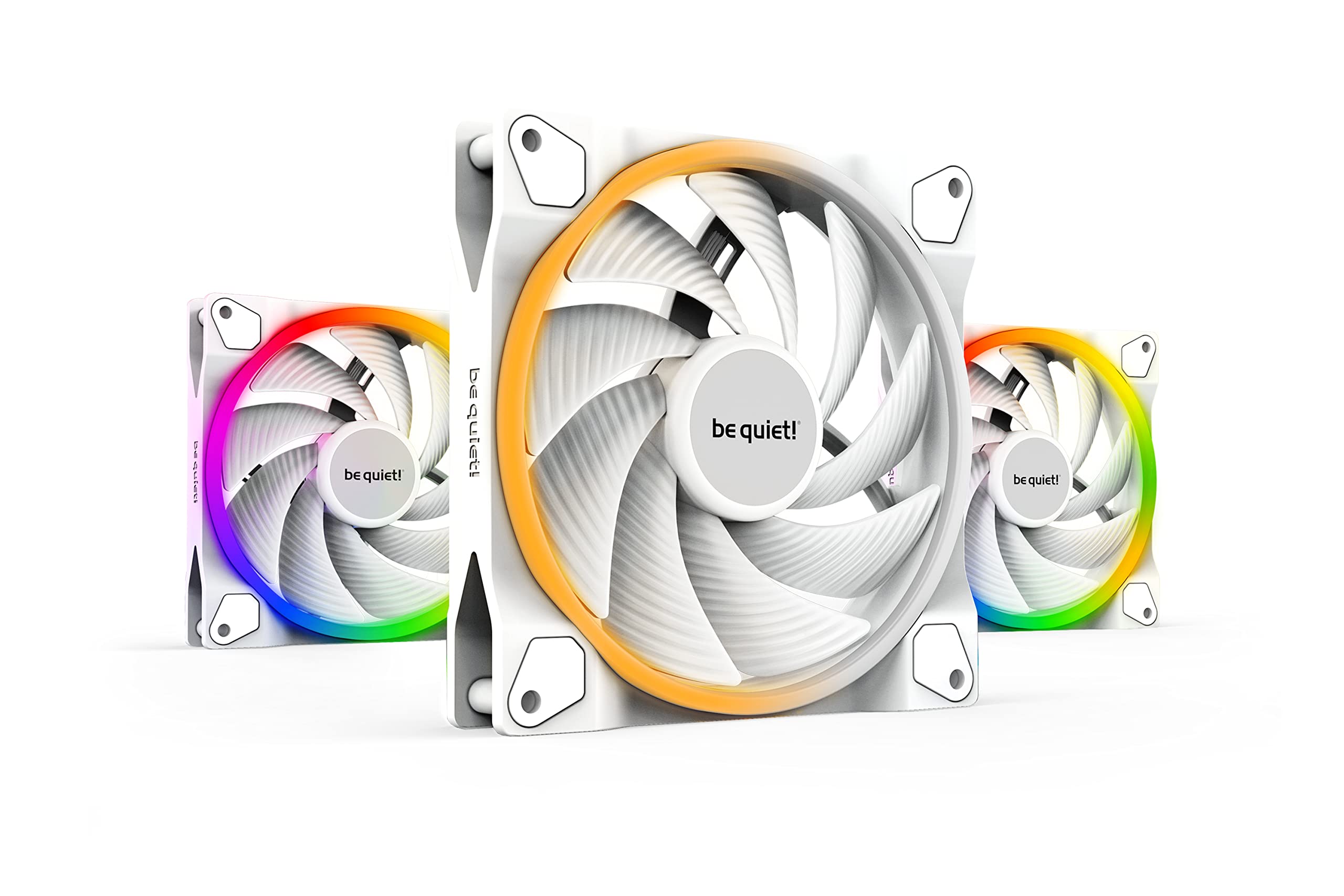 Вентилятор 14x14см be quiet! BL103 Light Wings White 140mm PWM high-speed Triple Pack, 3шт