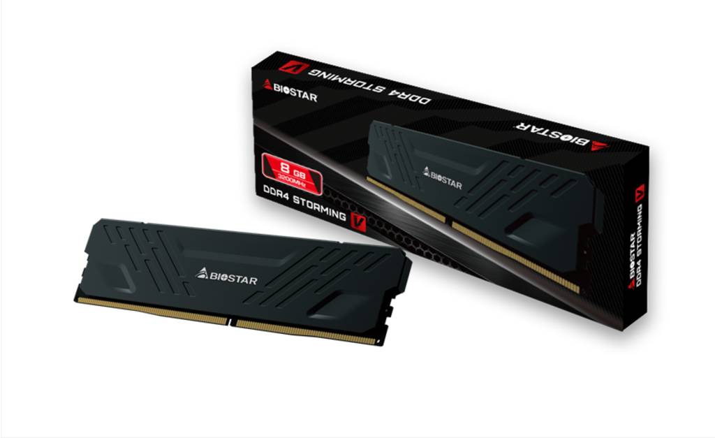 Оперативная память 8Gb Biostar Storming V DO32NU4H08, DDR IV, PC-25600, 3200MHz