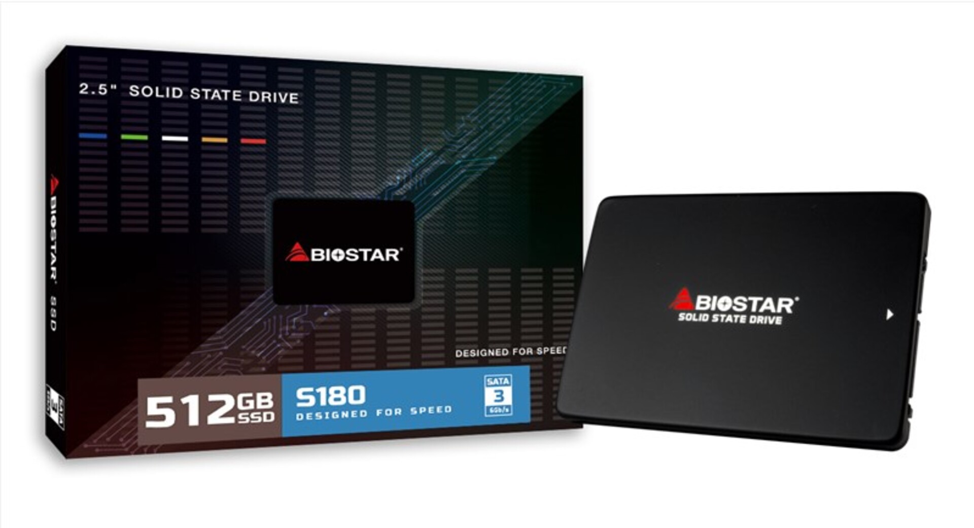 512Gb SSD Biostar S180-512GB, 2.5", (520/450), SATA III