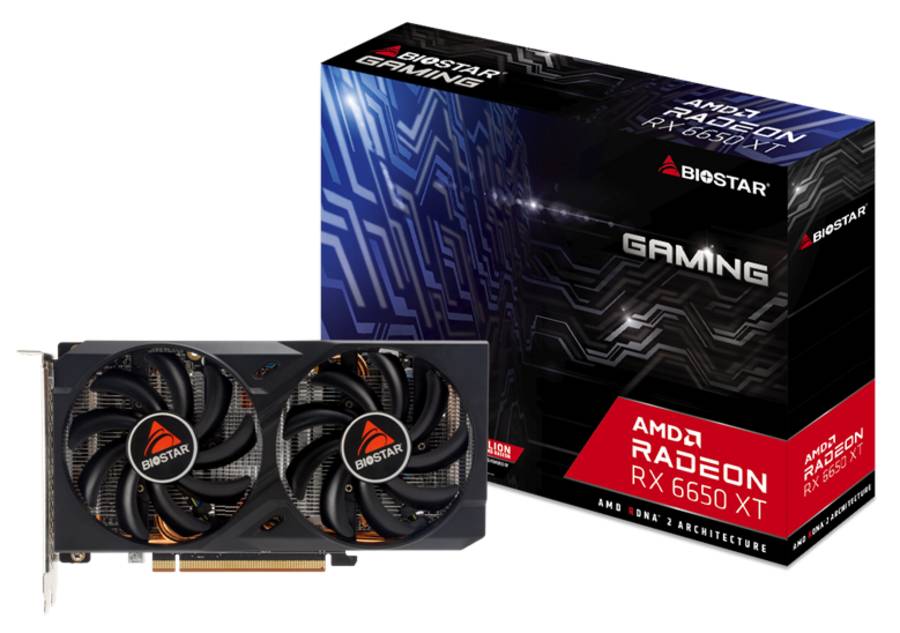 Видеокарта Radeon RX 6650 XT, 8Gb GDDR6 128bit, Biostar VA6656TM81, RTL