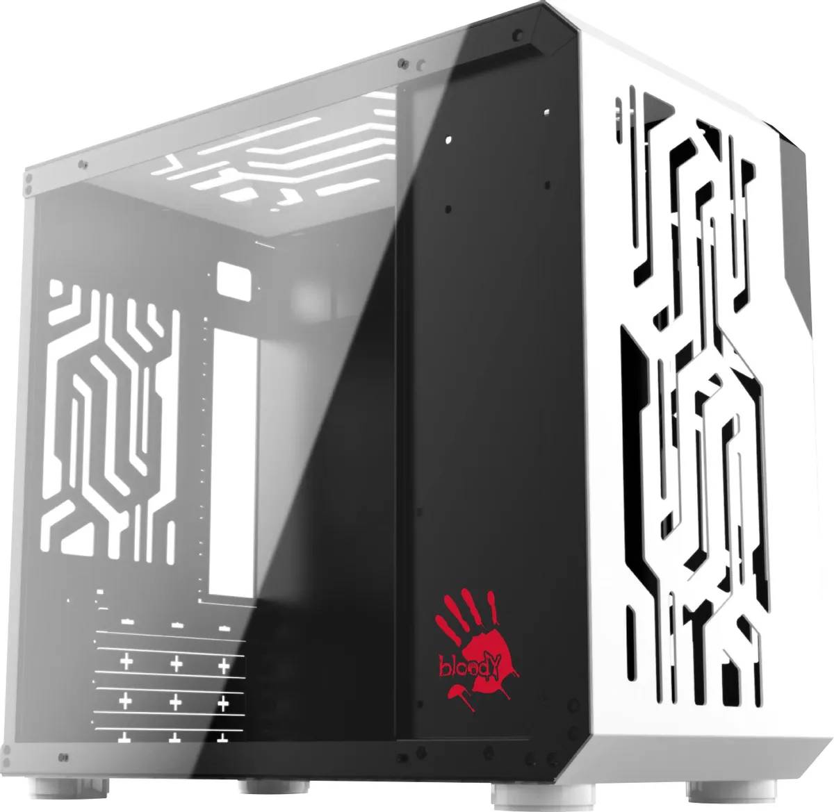 Корпус Bloody BD-CC110 White (BD-CC110-WH), без БП, mATX