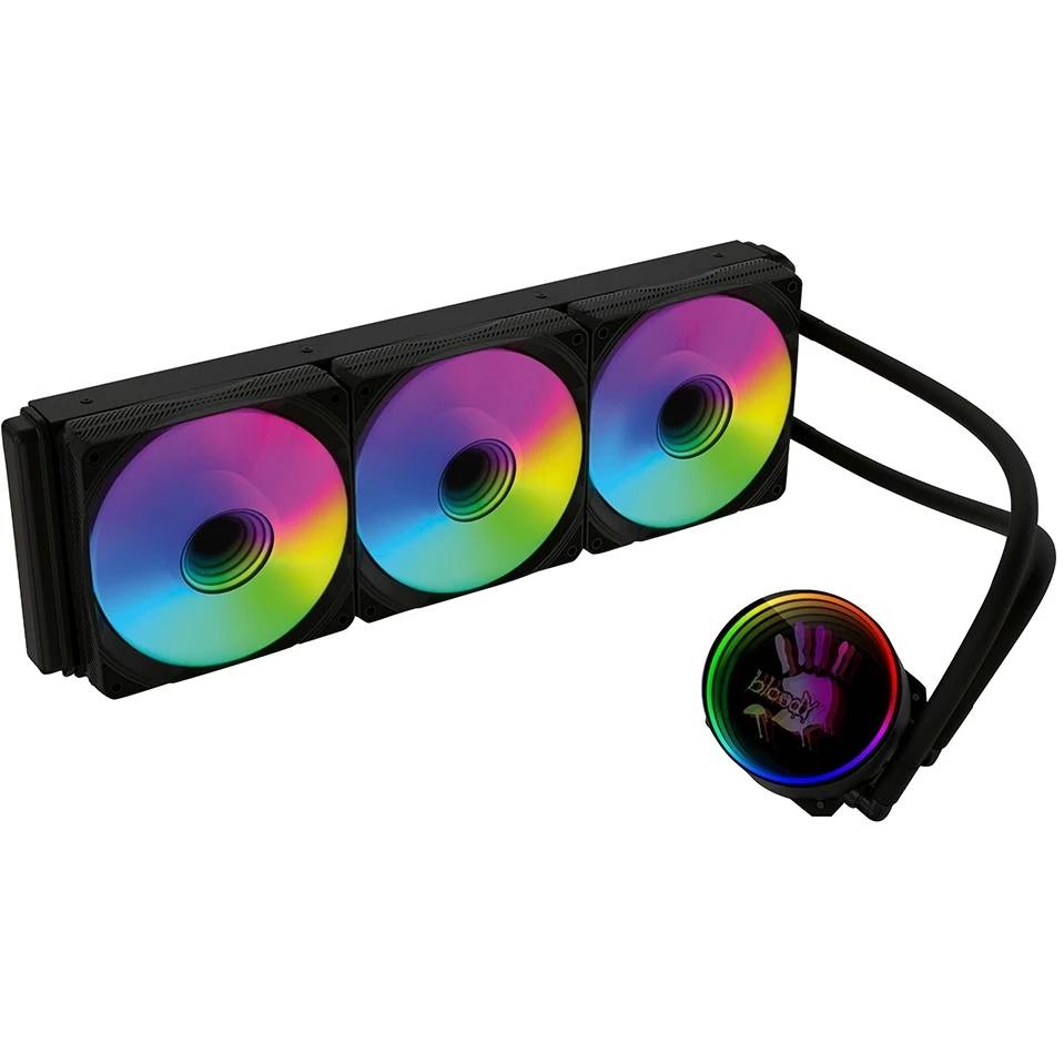 Жидкостное охлаждение Bloody BD-LC360ARGB1 black, 300W (LGA1700 Ready)