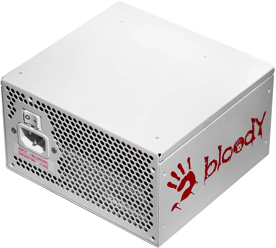 Блок питания 750Вт, Bloody BD-PS750G-MW, 80 Plus Gold, APFC, ATX