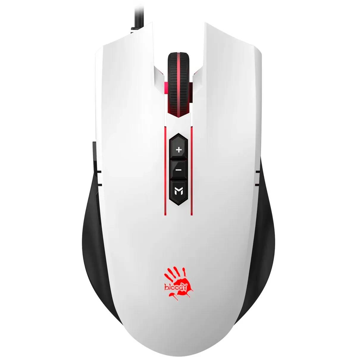 Мышь A4Tech Bloody ES7 Panda, белый