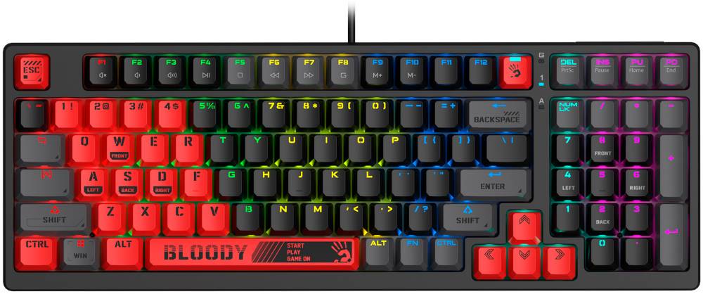 Клавиатура A4Tech Bloody S98 Sports Red