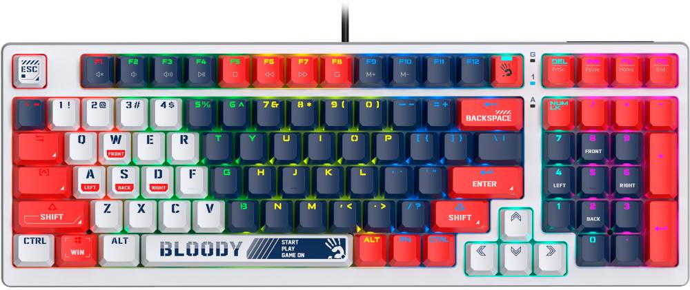 Клавиатура A4Tech Bloody S98 Sports Navy