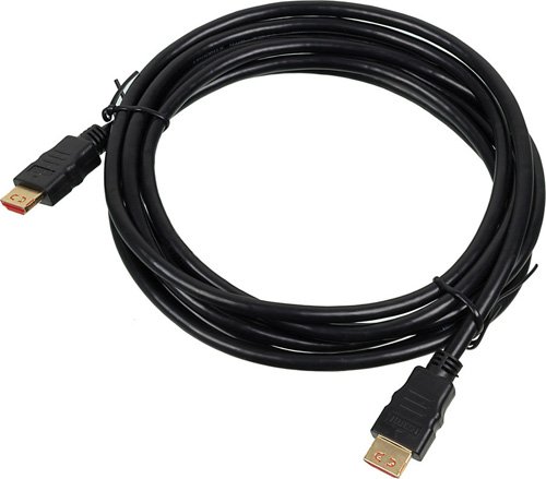 Кабель HDMI (19M) - HDMI (19M), 3м, Buro BHP HDMI V1.4 3M LOCK, черный