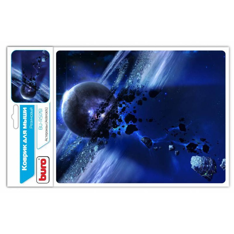 Коврик Buro BU-R51761 рисунок/астероиды