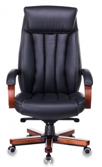 Кресло Бюрократ T-9922WALNUT (T-9922WALNUT/BLACK), черный