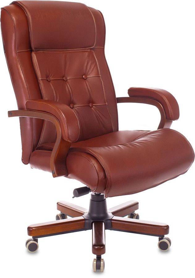 Кресло Бюрократ T-9926WALNUT (T-9926WALNUT/CHOK), светло-коричневый
