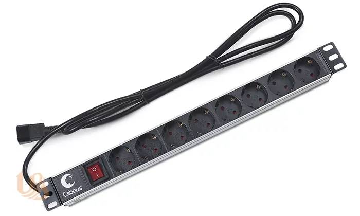 Блок распределения питания Cabeus PDU-8P-2IEC (K46332)