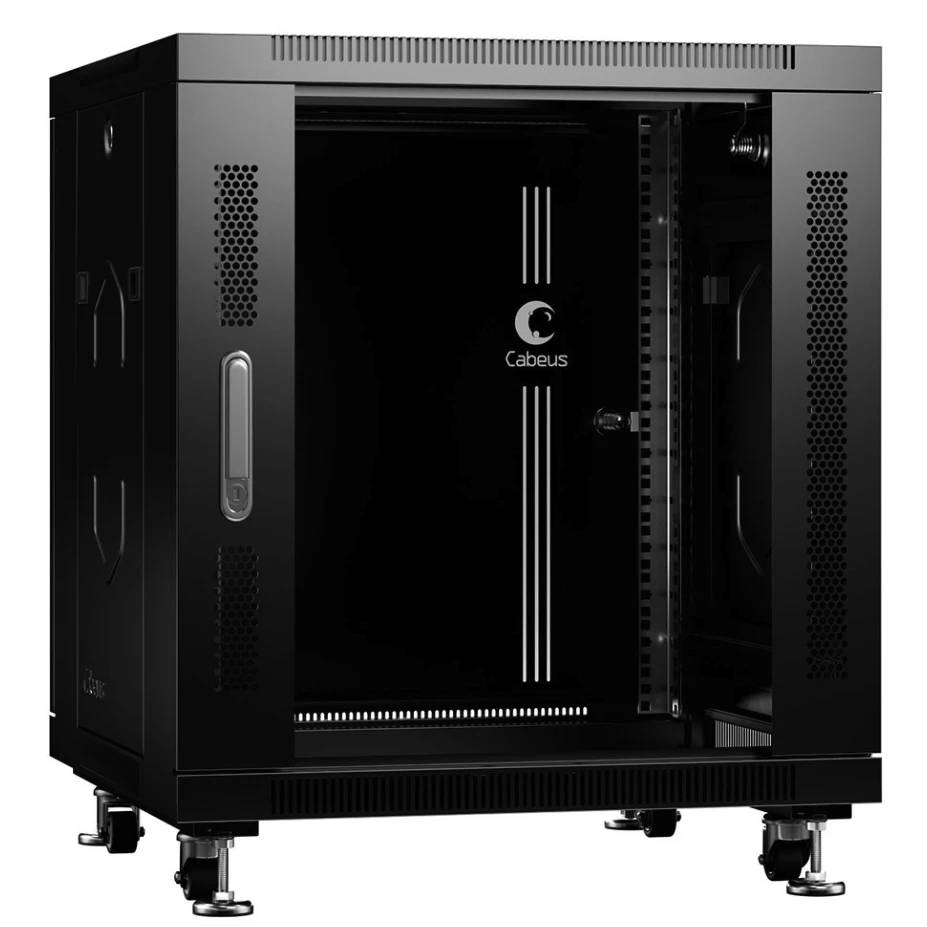 Шкаф коммутационный Cabeus SH-05C-12U60/60-BK 12U, 600х600мм