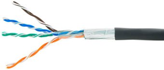 FTP кабель бухта 100м cat.5e Cablexpert FPC-5051E-4-CU-OUT/100