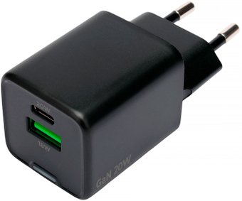 Сетевое зарядное устройство Cablexpert MP3A-PC-62, 20W, черный