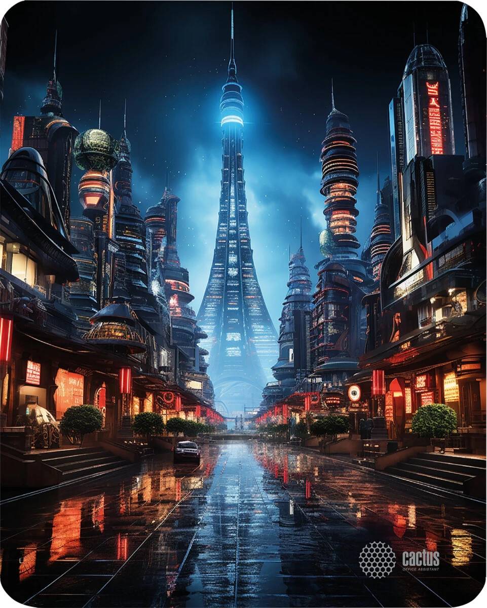Коврик Cactus City (CS-MPC-D05M)