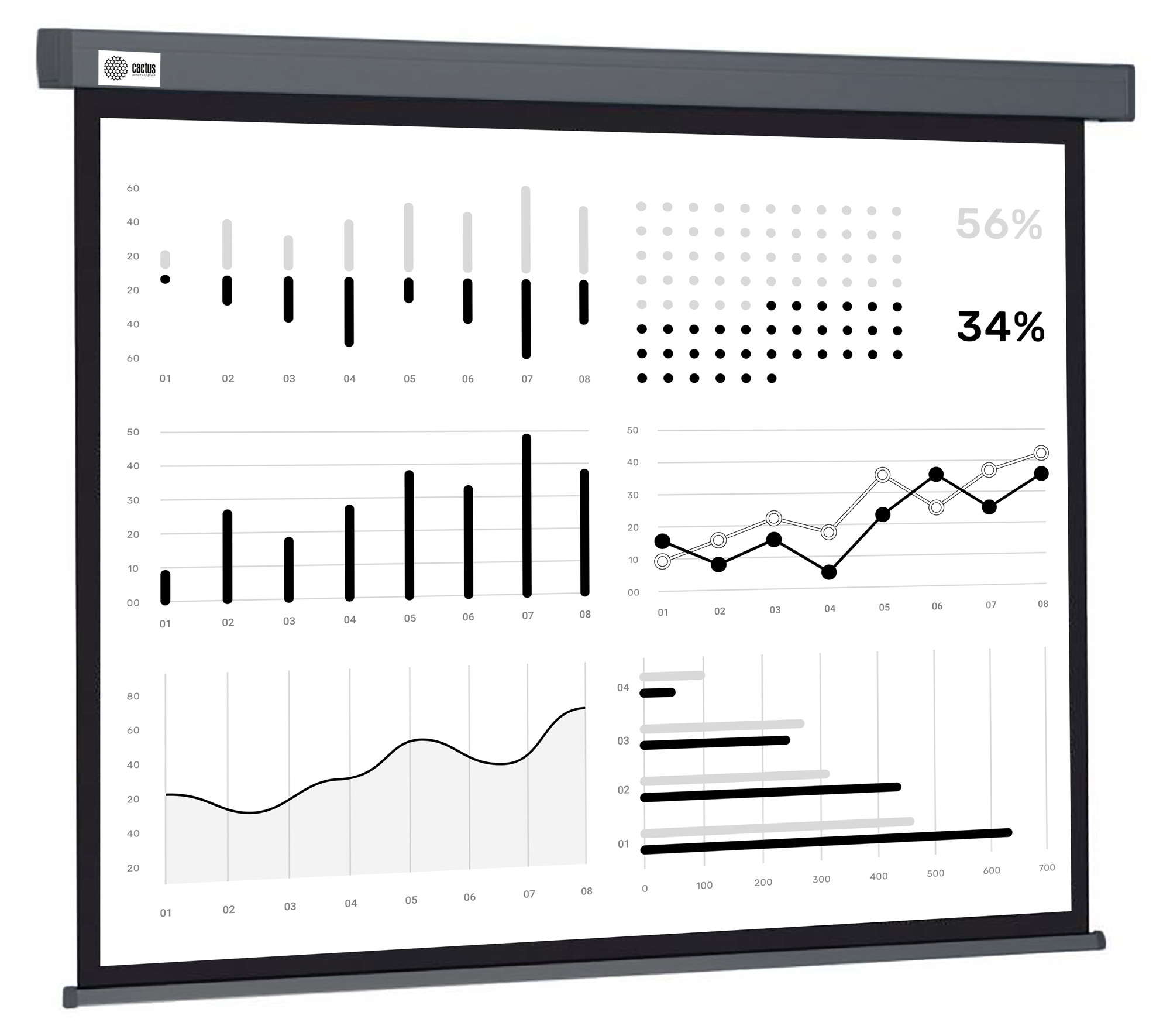 Экран Cactus Wallscreen CS-PSW-180X180-SG