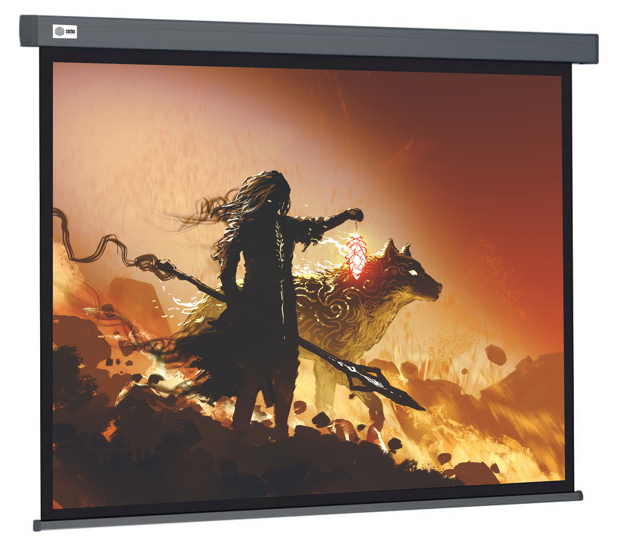 Экран Cactus Wallscreen CS-PSW-213X213-SG