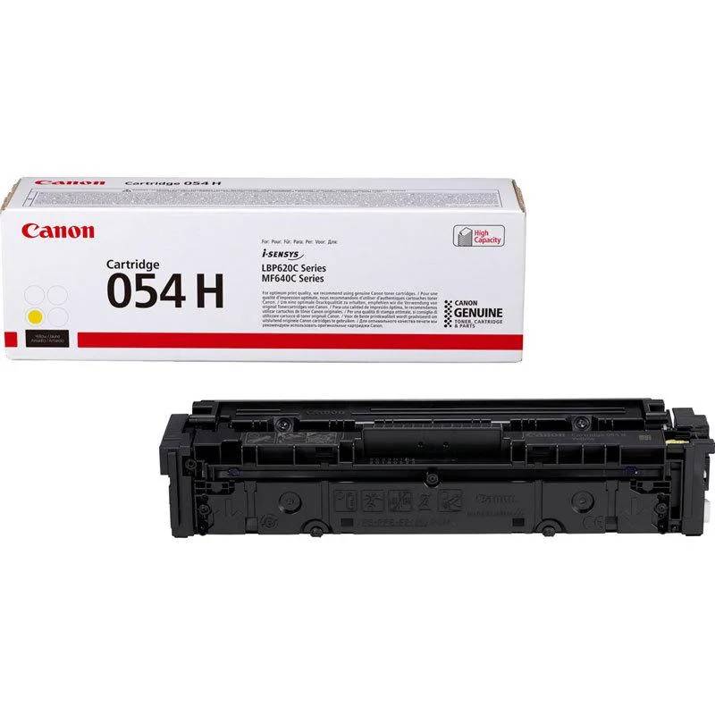 Картридж Canon 054 H Y, желтый 3025C002