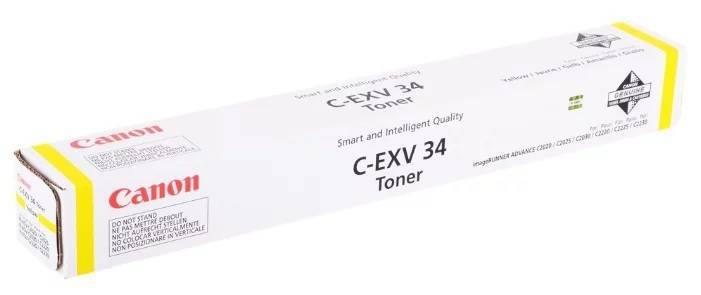 Тонер Canon C-EXV34Y желтый 3785B002