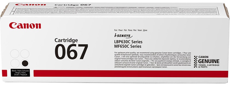 Картридж Canon 067BK, черный 5102C002