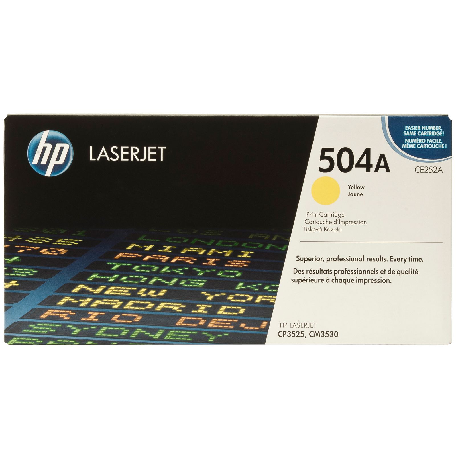 Картридж HP 504A, желтый CE252A