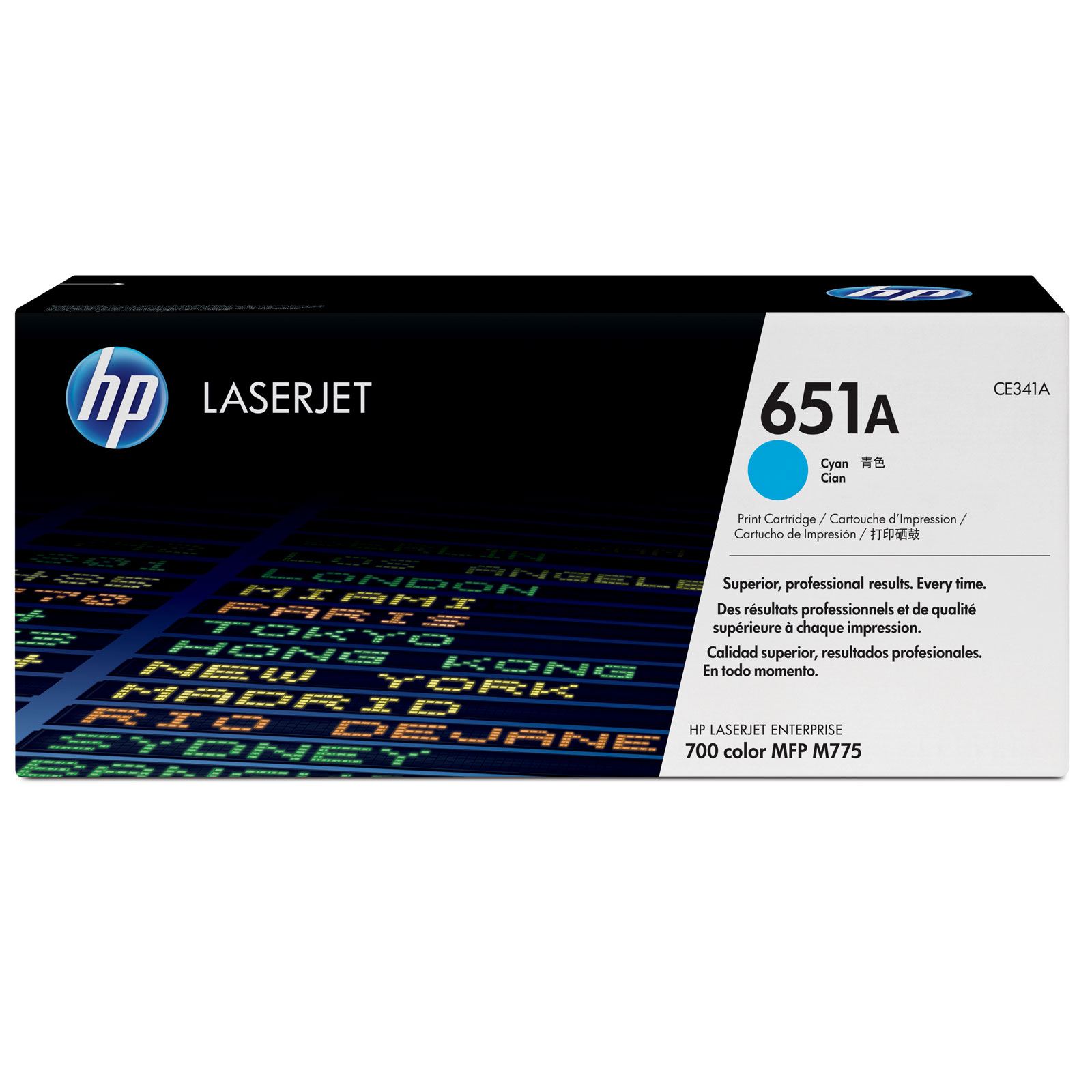 Картридж HP 651A, голубой CE341A