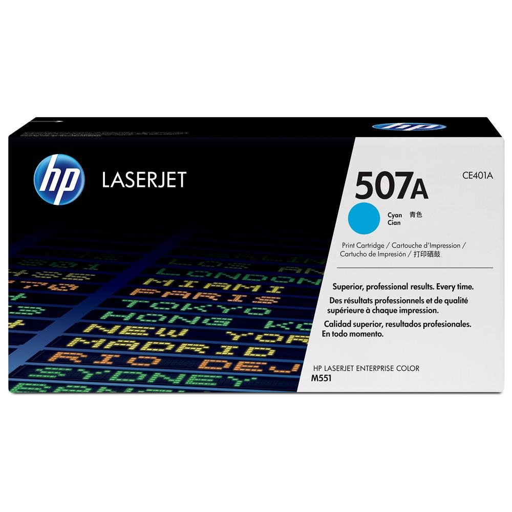 Картридж HP 507A, голубой CE401A