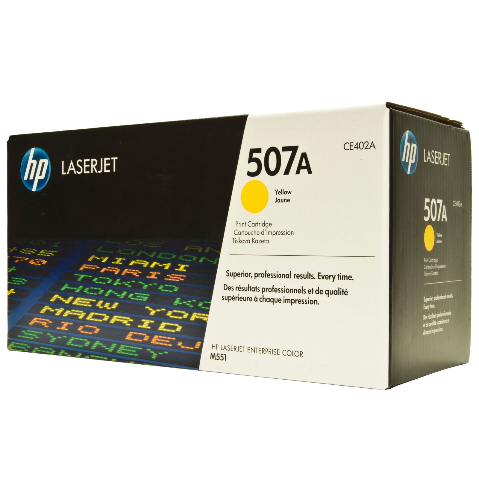 Картридж HP 507A, желтый CE402A