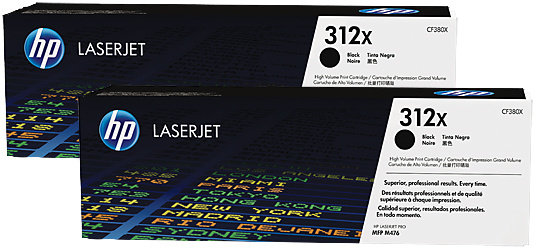 Картридж HP CF380XD, №312X, черный, двойная упаковка
