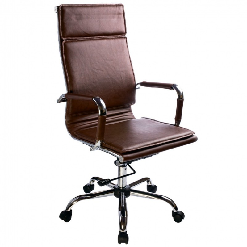 Кресло Бюрократ CH-993/BROWN, искуственная кожа, коричневый