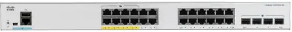 Коммутатор Cisco C1000-24FP-4G-L, 24xLAN 1Gbps, 4xSFP 1Gbps, PoE