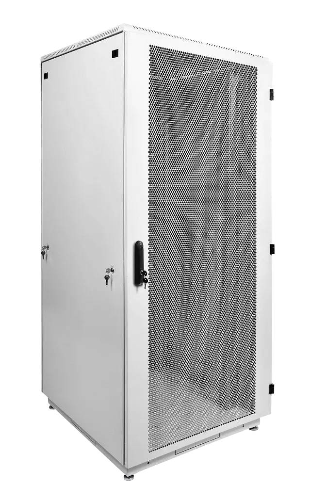 Шкаф коммутационный ЦМО (ШТК-М-42.8.8-44АА) напольный 42U 800x800мм пер.дв.перфор. задн.дв.стал.лист 2 бок.пан. 500кг белый 655мм 117.9кг 180град. 2030мм IP20 металл ШТК-М-42.8.8-44АА