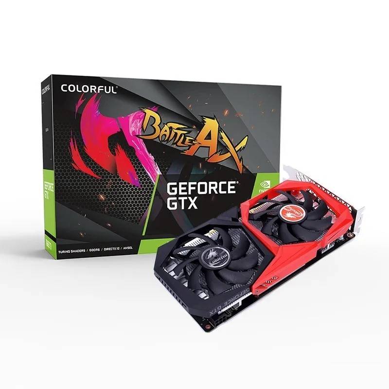 Видеокарта GeForce GTX 1650, 4Gb GDDR6 128bit, Colorful GTX 1650 NB 4GD6 V3-V, RTL