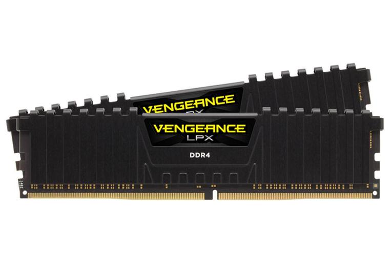 Оперативная память 16Gb Corsair Vengeance LPX Black CMK16GX4M2B3200C16, DDR IV, PC-25600, 3200MHz, kit 2x8Gb